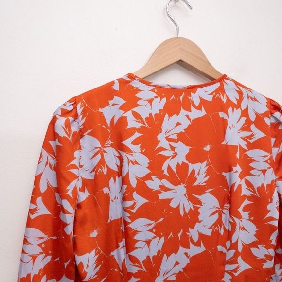 J. Crew Toro Tiered Ruffle Midi Dress Size 4 - Picture 8 of 10